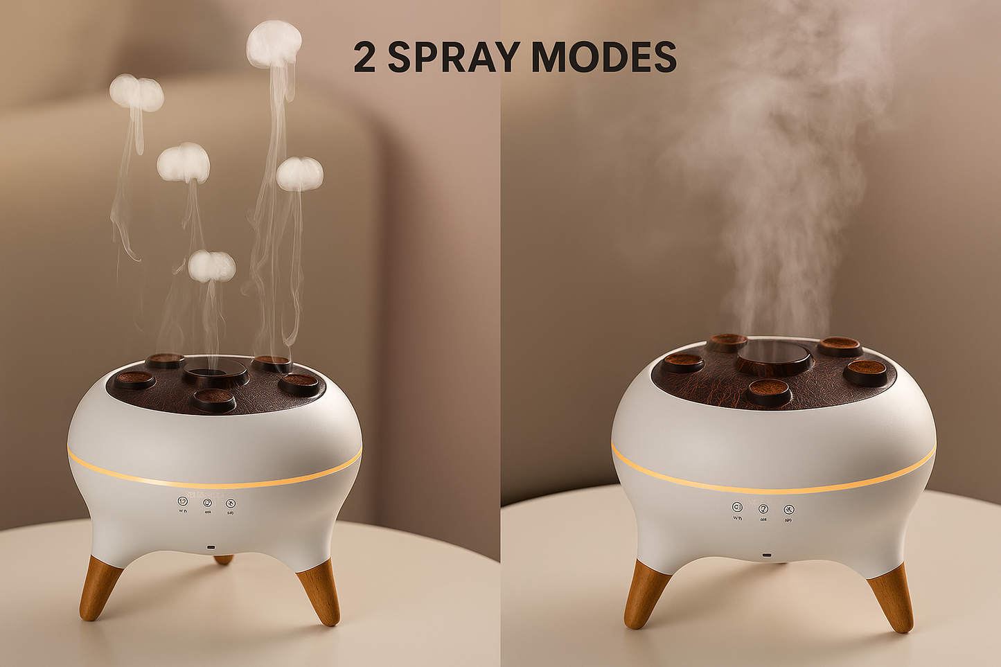SerenityFlame Mist – Ultrasonic Aroma Diffuser for Moms